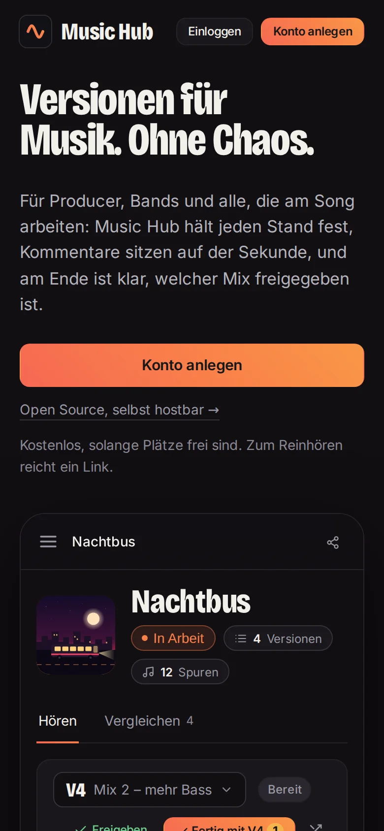 Music Hub, Smartphone